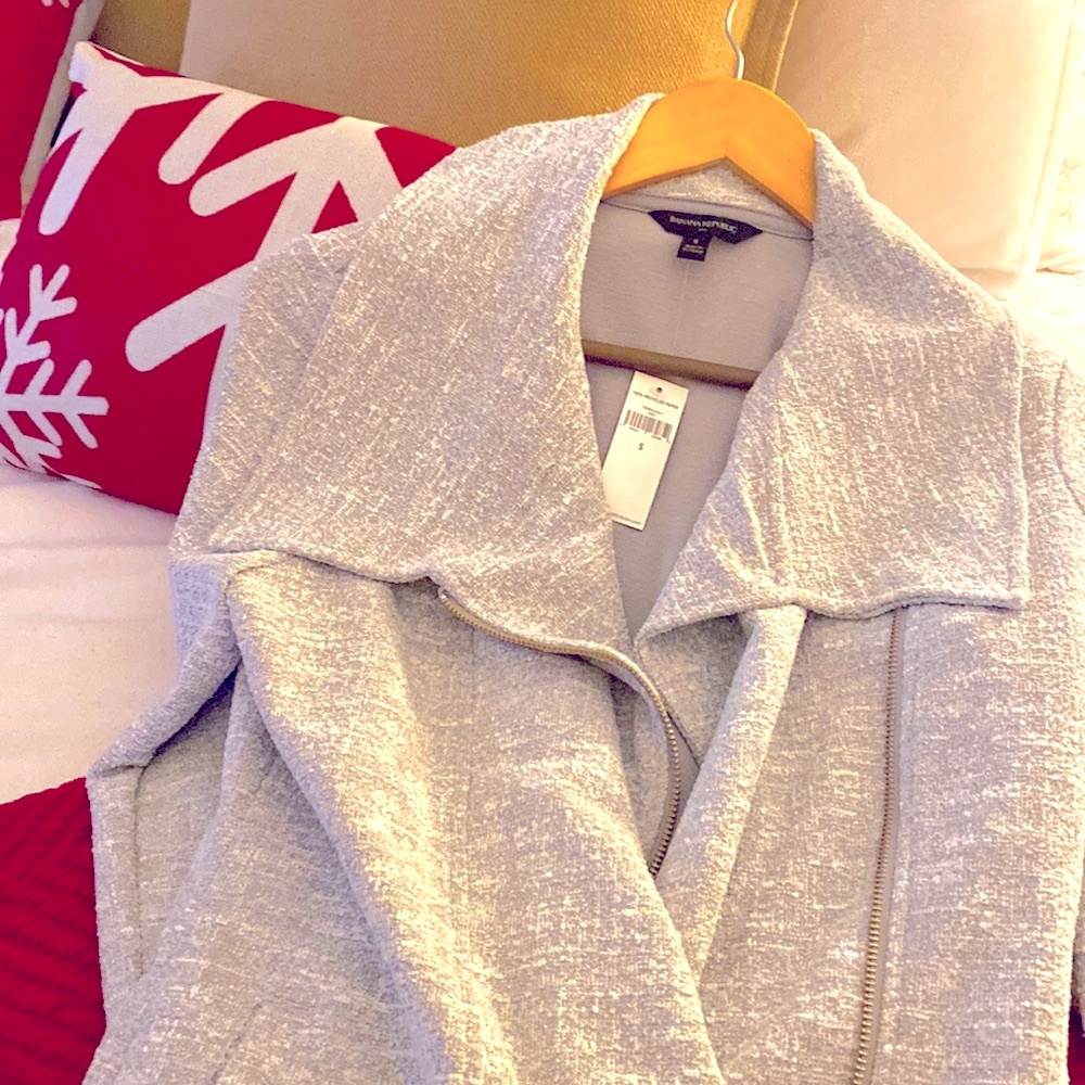 NWT Banana Republic Grey Blazer Size Small